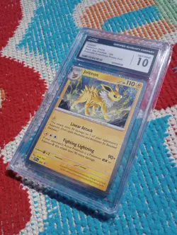 Pokemon Jolteon Cosmos Holo #169 Prismatic Evolutions Promo - CGC 10 Gem Mint - Image 1