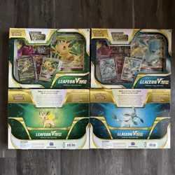 Pokemon TCG Leafeon V Star (x2) and Glaceon V Star(x2) Special Collection Boxes - Image 2
