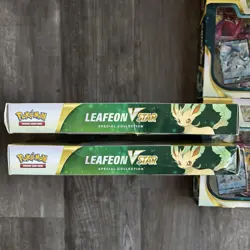 Pokemon TCG Leafeon V Star (x2) and Glaceon V Star(x2) Special Collection Boxes - Image 3