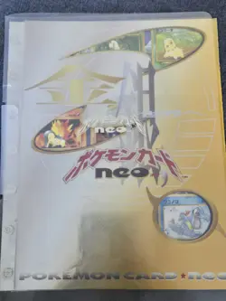 Pokemon TCG Complete Neo Genesis Set Premium File 1 Near Mint - Image 1