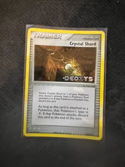 Pokemon Crystal Shard 85/107 EX Deoxys Reverse Holo Stamped MP - Image 1