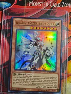Yu-Gi-Oh! NM - BOSH-EN097 - BLACK LUSTER SOLDIER - SACRED SOLDIER (UR) - Image 1