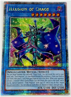 Yugioh! - Illusion of Chaos - RA02-EN020 - QC Secret Rare - NM/M - NEW - Image 1