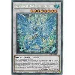 Adamancipator Risen - Dragite Yu-Gi-Oh! SESL-EN009 1st Secret Rare - Image 1