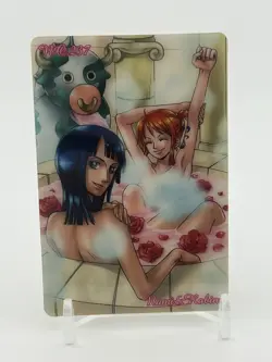 [RARE] No.237 Nami & Nico Robin Japanese One Piece Gumica Gummy Card 2005 BANDAI - Image 1
