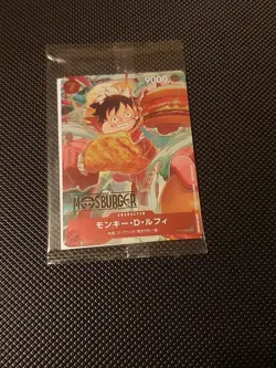 ONE PIECE Card Game x MOS BURGER ~ Luffy Promo Card P-080 Limited Japan - Image 1