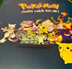 1999 Pokemon Blockbuster Vintage Zip Binder Card Holder (Official Nintendo) - Image 2