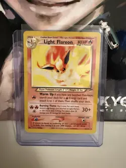 Pokemon TCG Light Flareon Card 46/105 Neo Destiny Regular - Image 1