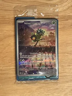 Teal Mask Ogerpon 123 Sv: Scarlet & Violet Promo Cards Holo Sealed - Image 1