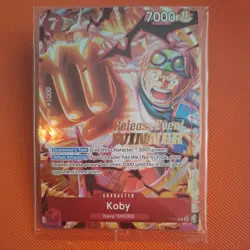 One Piece TCG P-092 Koby Pre Release Winner Card Promo English Card - Image 1