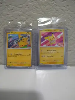 Pokemon Card Pikachu Berkemeja Batik 190/SV-P Promo Pikachus Indonesia Journey - Image 1
