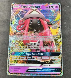 Pokemon Celebrations Tapu Lele GX Ultra Rare Card 60/145 NM - Image 1