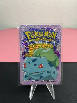 Bulbasaur #1 - Vintage Vending Machine Prism Sticker 2000 - Pokemon Card - Image 2