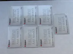 Final Fantasy MTG Art Series Lot of 7 Cards. - Image 2