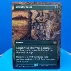 Worldly Tutor (Borderless) Dominaria Remastered Regular - Image 2