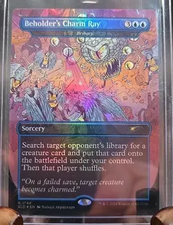 Beholder's Charm Ray - Bribery (Rainbow Foil) Secret Lair Drop MTG Near Mint - Image 1