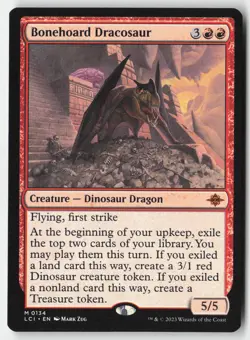 MTG - Bonehoard Dracosaur M The Lost Caverns of Ixalan 134 LP-NM - Image 1