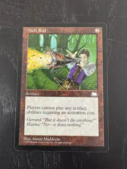 Null Rod - Magic: The Gathering - Weatherlight - Lightly Played - Image 1