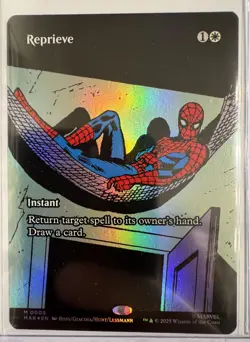 Reprieve (Borderless) Marvel Universe Eternal-Legal Foil - Magic: the Gathering - Image 1