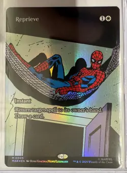 Reprieve (Borderless) Marvel Universe Eternal-Legal Foil - Magic: the Gathering - Image 3