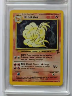 Ninetales | 13/130 | Base Set 2 | Pokemon TCG | Rare Holo | Get Graded 7 - Image 2