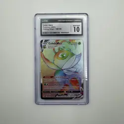 Pokemon 2021 Celebi VMAX 199/198 Full Art Chilling Reign Secret GEM MINT CGC 10 - Image 1