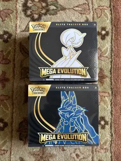 Pokemon Mega Evolution Elite Trainer Box ETB Set of 2 New Sealed - Image 1