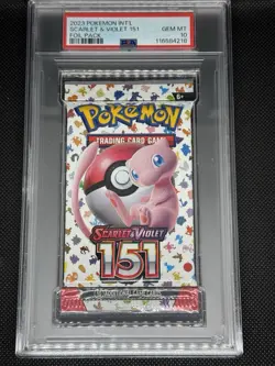 Pokemon 151 Mew Foil Pack Art PSA 10 - Image 1