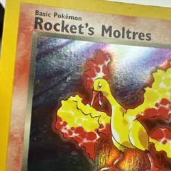 ROCKET'S MOLTRES 2000 POKEMON GYM HEROES RARE HOLO 12/132 LP/MP - Image 5