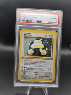 Snorlax 1999 Pokemon Jungle 1st Edition Holo #11 PSA 8 - Image 1