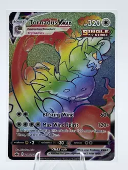 Pokemon TCG Chilling Reign Tornadus VMAX 209/198 Secret Rare - Image 1