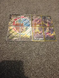 Morpeko V-Union Pokemon Complete Set SWSH215/216/217/218 + SWSH287/288/289/290 - Image 1