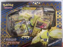 Pokemon TCG Crown Zenith Regieleki V Collection Box. SEALED - Image 1