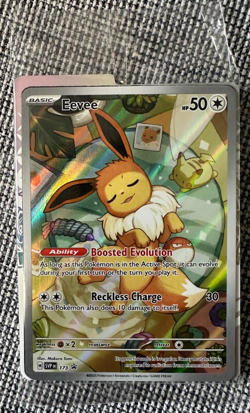 Eevee SEALED ETB Promo 173 Pokemon Prismatic Evolutions Elite Trainer Box - Image 1