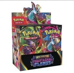 Pre-Sale Pokemon Phantasmal Flames Booster Box New Sealed Confirmed - Image 1