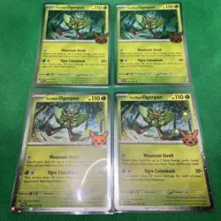 4x Pokemon 2024 Trick or Trade Teal Mask Ogerpon #024/167 COSMOS HOLO - Image 1
