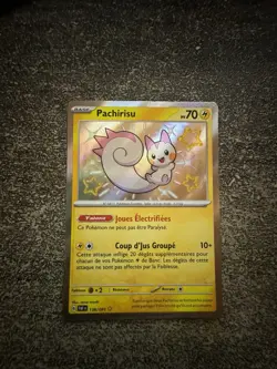 PACHIRISU SHINY - POKEMON 138/091 EV4.5 PAF DESTINEES DE PALDEA NEUF FR - Image 1