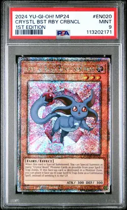 2024 Yu-Gi-oh! Crystal Beast Ruby Carbuncle - MP24-EN020 - PSA 9 MINT - Image 2