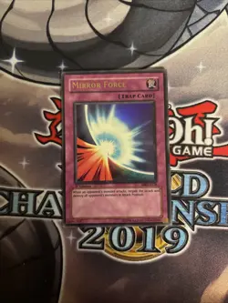 YuGiOh Mirror Force Metal Raiders MRD-E138 1st Edition Ultra Euro LP (VST) - Image 1