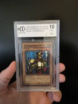 Yu-Gi-Oh M-Warrior #2LOB-077 Common 1st Edition North American, BCCG 10 - Image 1