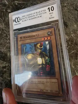 Yu-Gi-Oh M-Warrior #2LOB-077 Common 1st Edition North American, BCCG 10 - Image 5