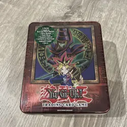 2003 YU-GI-OH DARK MAGICIAN DESIGN SEALED TIN VINTAGE - Image 1