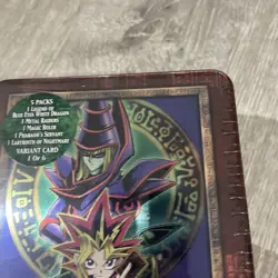 2003 YU-GI-OH DARK MAGICIAN DESIGN SEALED TIN VINTAGE - Image 4