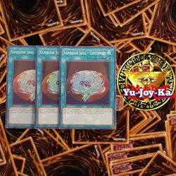 3x Vanquish Soul - ContinueU 1st Edition Super Rare WISU-EN025 Yu-Gi-Oh! - Image 1