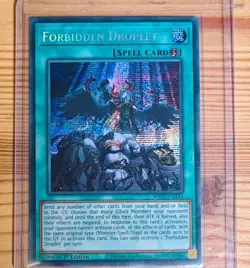 YuGiOh Forbidden Droplet 1st edition MP22-EN254 rare card MINT - Image 1