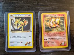 Pokemon Blaine’s Growlithe, Dodrio Gym Heroes 35/132, 32/132 LP, MP, 2 Cards - Image 2