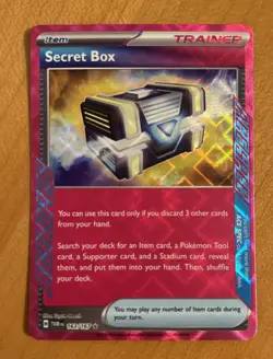 Pokemon TCG Trainer Card Secret Box 163/167 Holo Rare, Near Mint Condition - Image 1