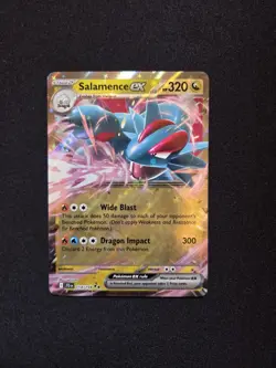 Salamence Ex 114/159 - Scarlet & Violet: Journey Together - Pokemon Card - Rare - Image 1