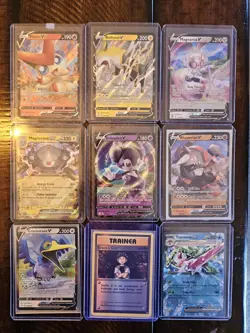 82 Card Pokemon Lot FA Rare VMAX Holos Charizard Mewtwo Eevee - Image 3