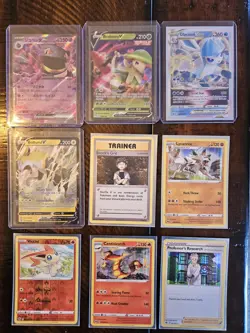 82 Card Pokemon Lot FA Rare VMAX Holos Charizard Mewtwo Eevee - Image 5